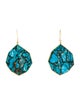 Ippolita 18K Composite Turquoise Teardrop Earrings