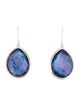 Ippolita Mother of Pearl, Lapis & Quartz Triplet Teardrop Earrings