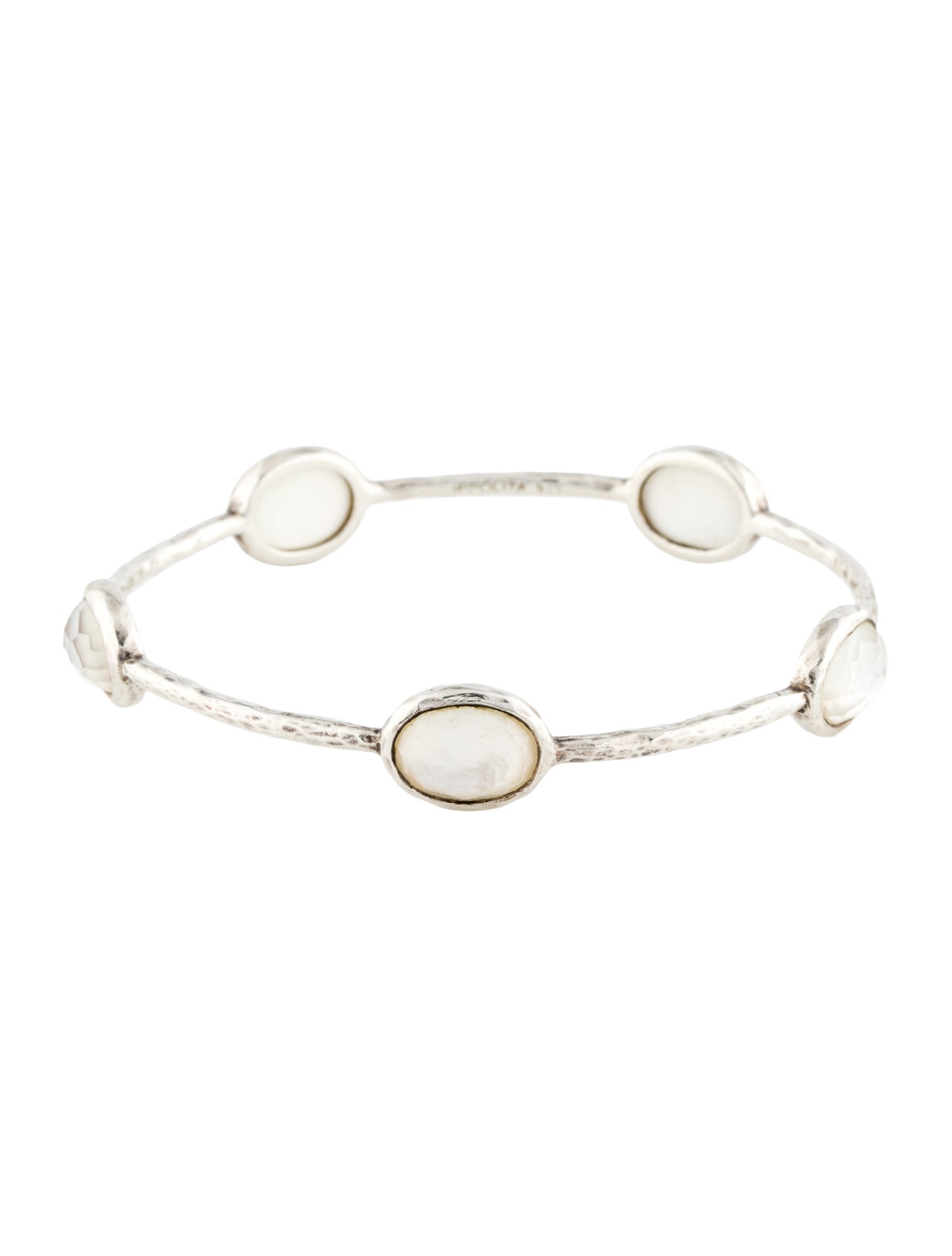 Ippolita Mother of Pearl & Quartz Doublet 5-Stone Station Bracelet