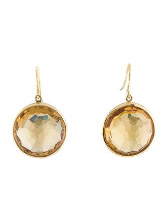 Ippolita Citrine Lollipop Large Drop Earrings