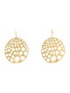 Ippolita 18K Round Disc Cut-Out Drop Earrings