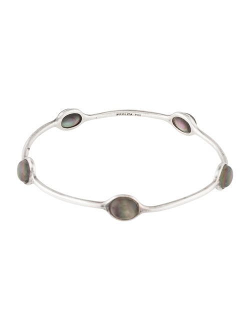 Ippolita Mother Of Pearl & Quartz 5-Stone Doublet Bangle Bracelet