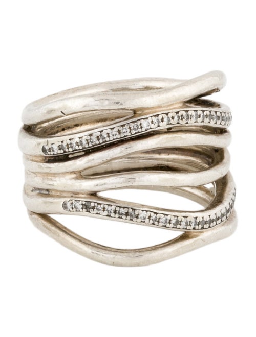 Ippolita Diamond Glamazon Multi-Band Ring