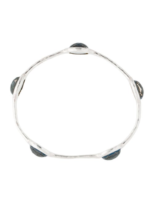 Ippolita Mother of Pearl & Quartz Doublet 5-Stone Bangle Bracelet