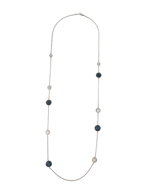Ippolita Mother of Pearl & Quartz Station Necklace