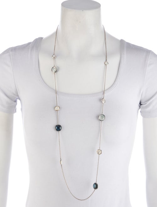Ippolita Mother of Pearl & Quartz Station Necklace