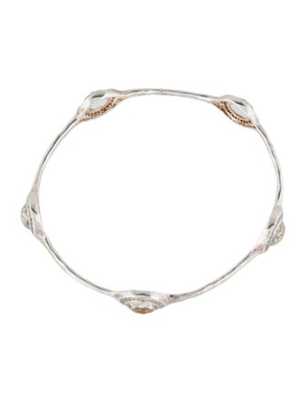 Ippolita Quartz & Diamond Station Bangle