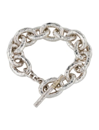 Ippolita Jumbo Hammered Bastille Link Bracelet