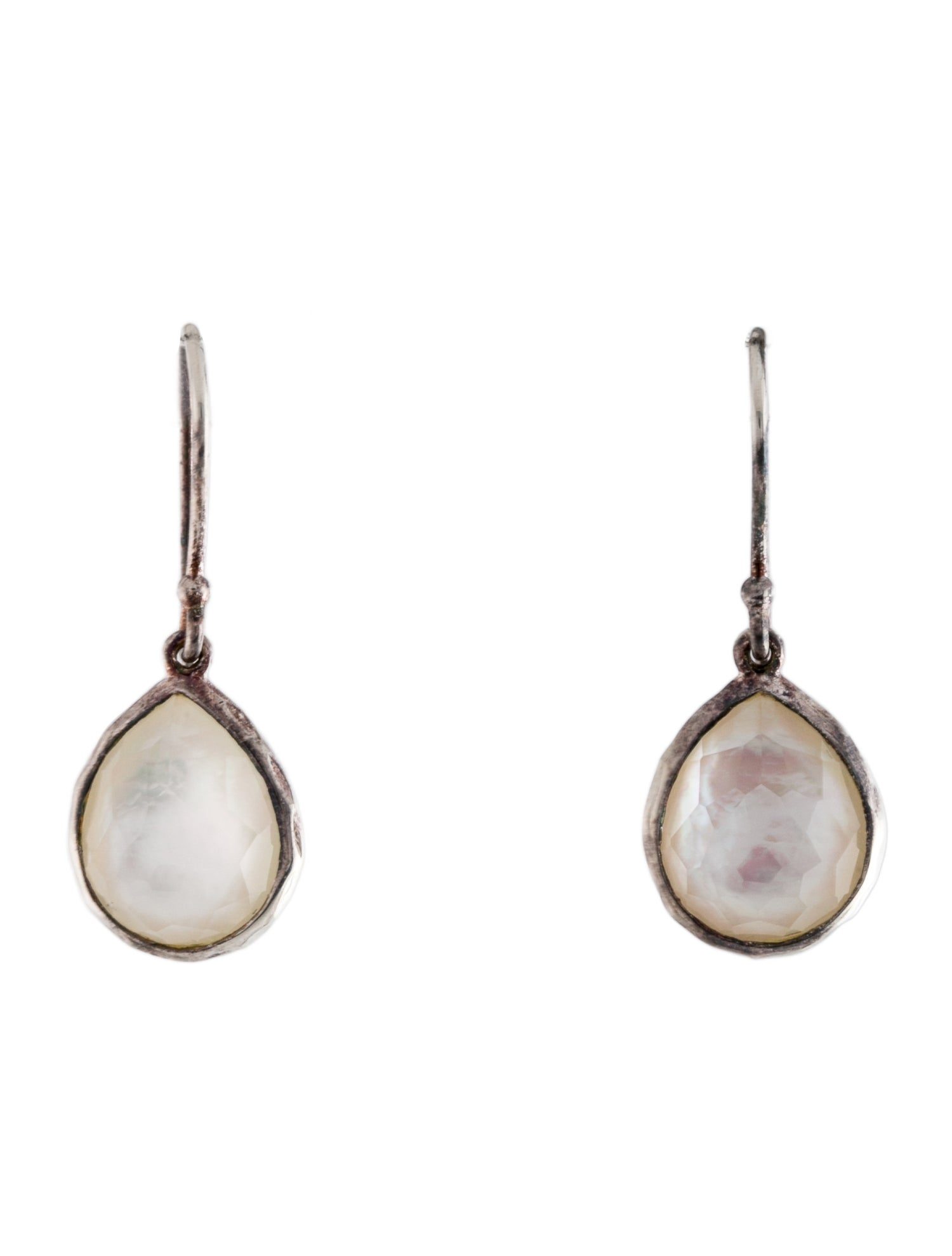 Ippolita Mother of Pearl & Quartz Doublet Mini Teardrop Earrings