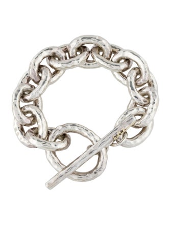 Ippolita Large Hammered Bastille Link Bracelet