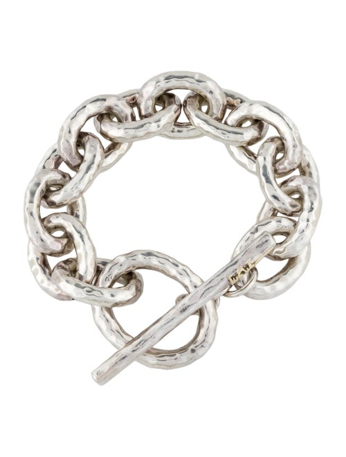 Ippolita Large Hammered Bastille Link Bracelet