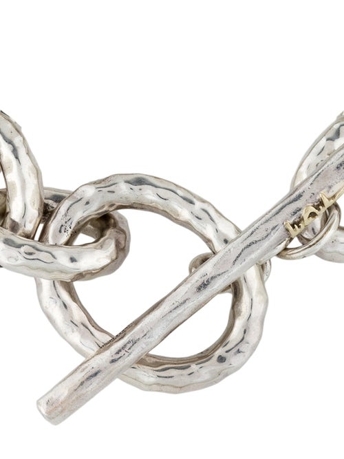 Ippolita Large Hammered Bastille Link Bracelet
