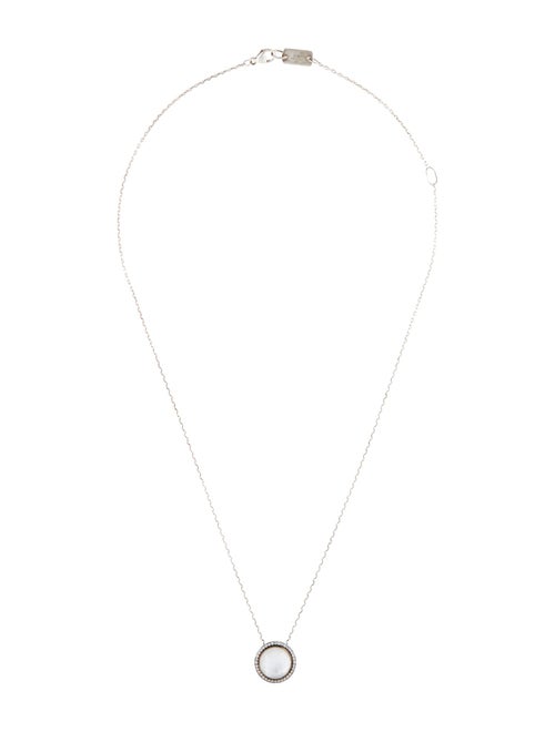Ippolita Enamel, Mother of Pearl & Quartz Doublet & Diamond Pendant Necklace