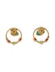 Ippolita 18K Multistone Cluster Circle Stud Earrings