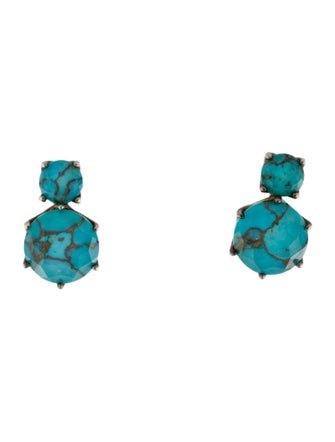 Ippolita Quartz & Turquoise Doublet Stud Earrings