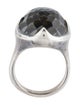 Ippolita Quartz & Hematine Doublet Prince Ring