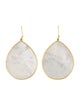 Ippolita 18K Mother of Pearl Jumbo Stone Teardrop Earrings