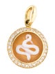 Ippolita 18K Shell & Quartz Doublet, Diamond Snake Cameo Pendant