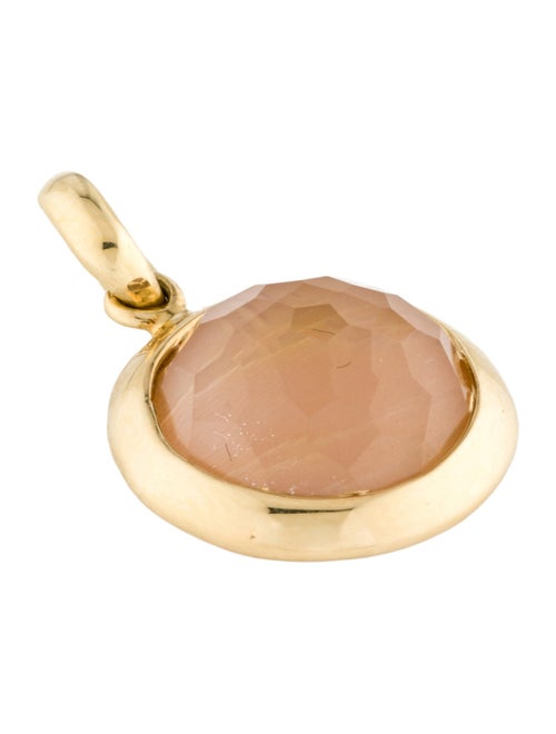 Ippolita 18K Shell & Quartz Doublet, Diamond Snake Cameo Pendant