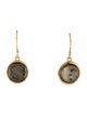 Ippolita 18K Quartz & Pyrite Doublet Drop Earrings