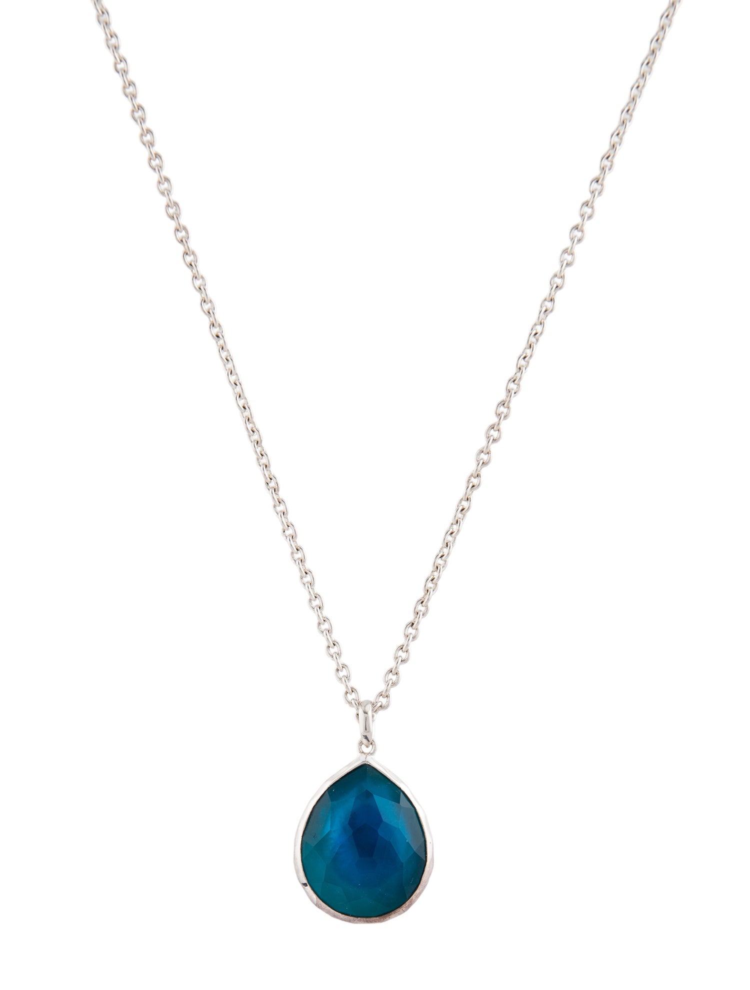 Ippolita Mother of Pearl & Quartz Doublet Pendant Necklace