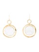 Ippolita 18K Mother of Pearl Circle Drop Earrings