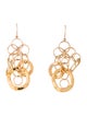 Ippolita Rosé Open Oval Cascade Chandelier Earrings