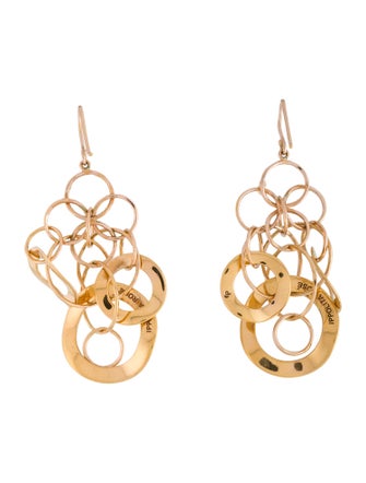 Ippolita Rosé Open Oval Cascade Chandelier Earrings