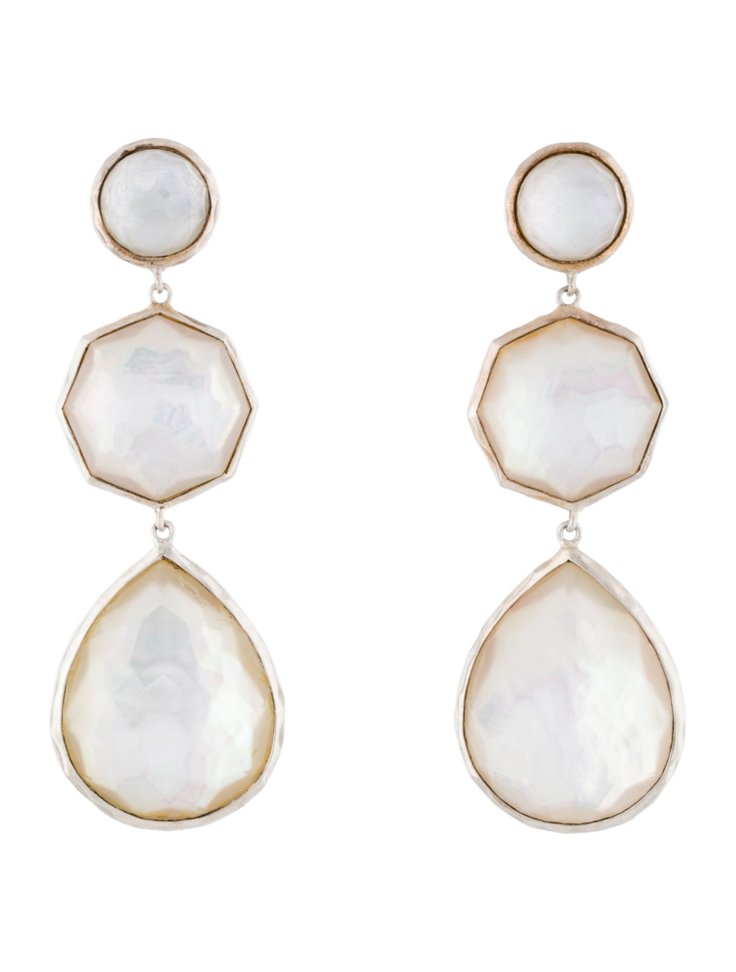 Ippolita Mother of Pearl & Quartz Doublet Drop Earrings