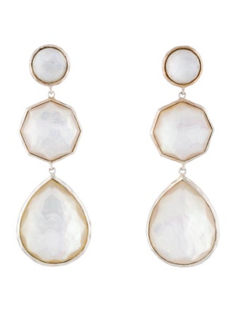 Ippolita Mother of Pearl & Quartz Doublet Drop Earrings