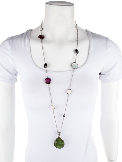 Ippolita Mother of Pearl & Multistone Lollipop Station Necklace