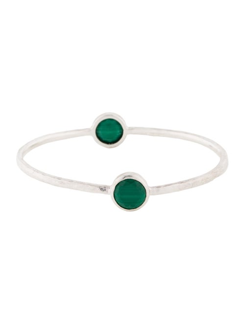 Ippolita Malachite 2-Stone Bangle Bracelet