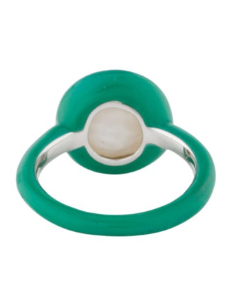 Ippolita Diamond-Accented Mother of Pearl & Quartz Doublet Carnevale Ring