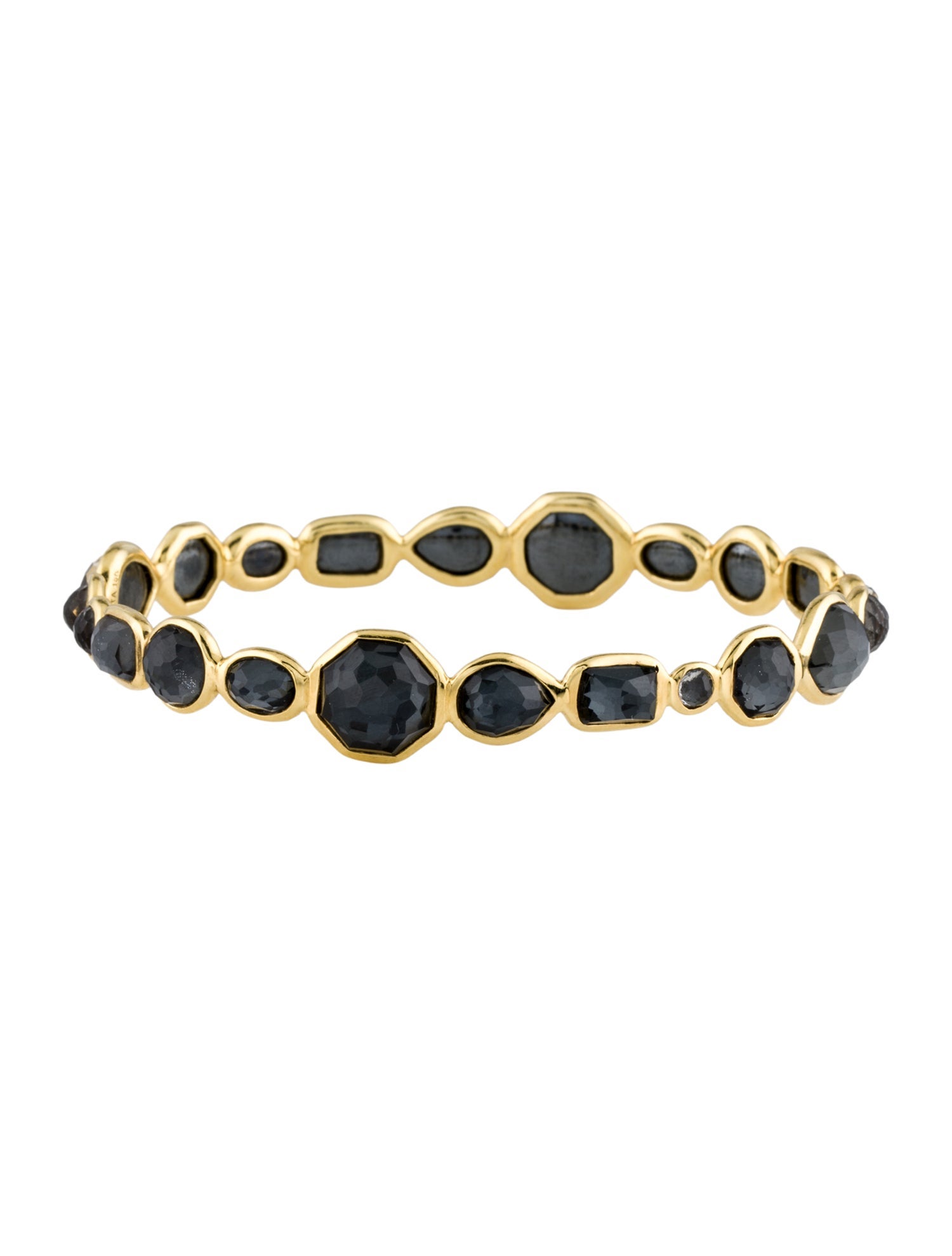 Ippolita 18K Quartz & Hematine Doublet Rock Candy Bracelet