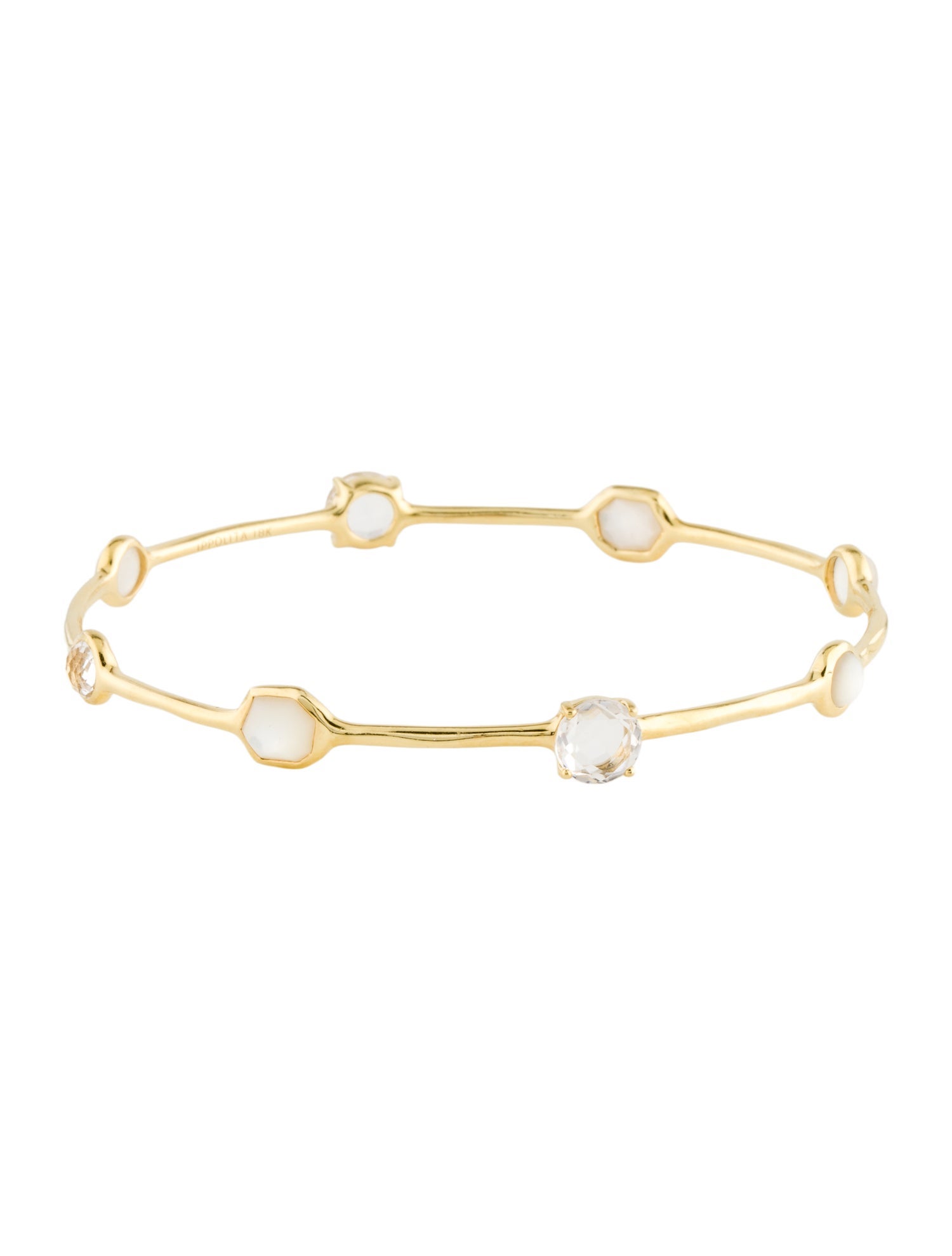 Ippolita Mother of Pearl, Quartz & Moonstone Flirt Bangle