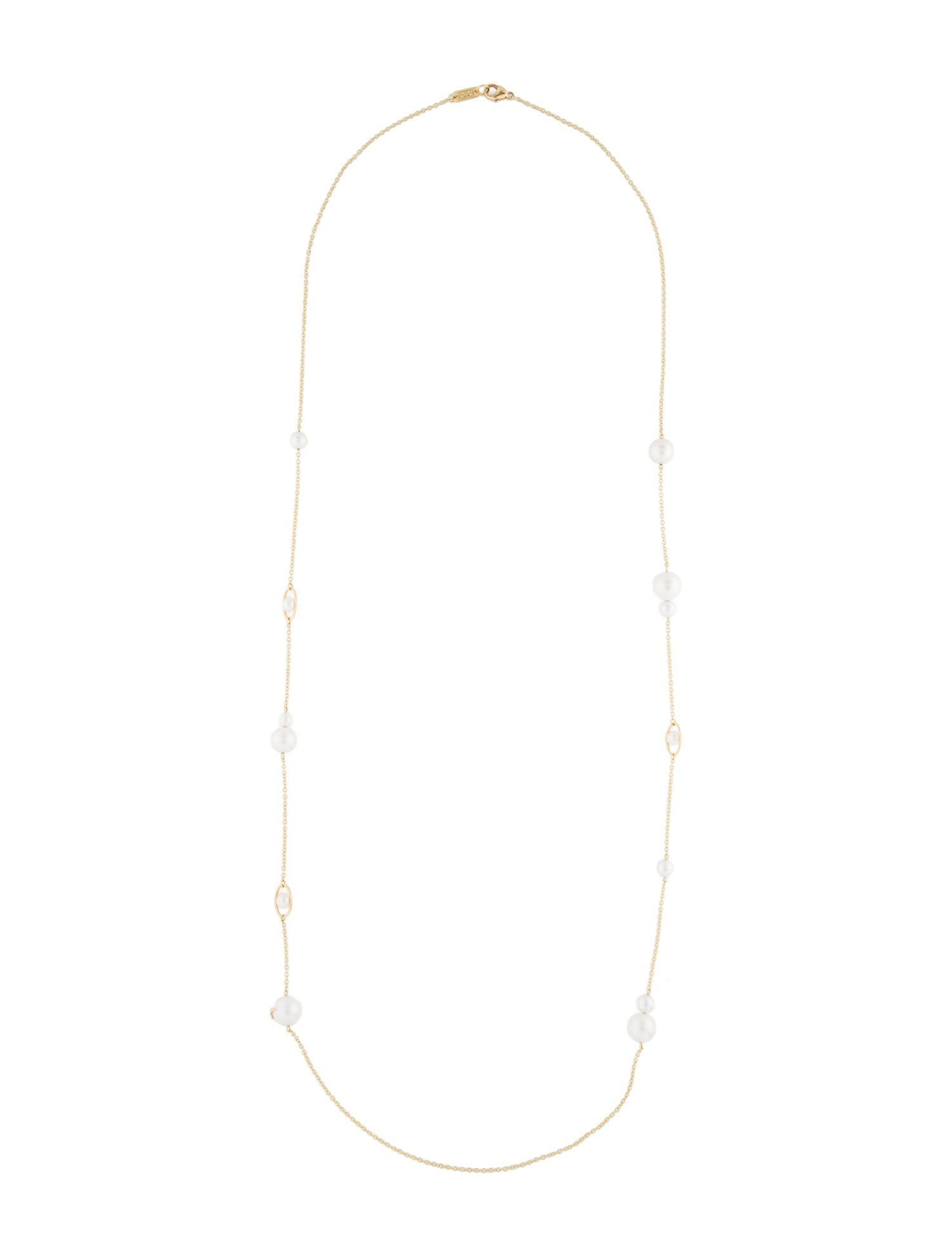 Ippolita 18K Pearl Station Necklace