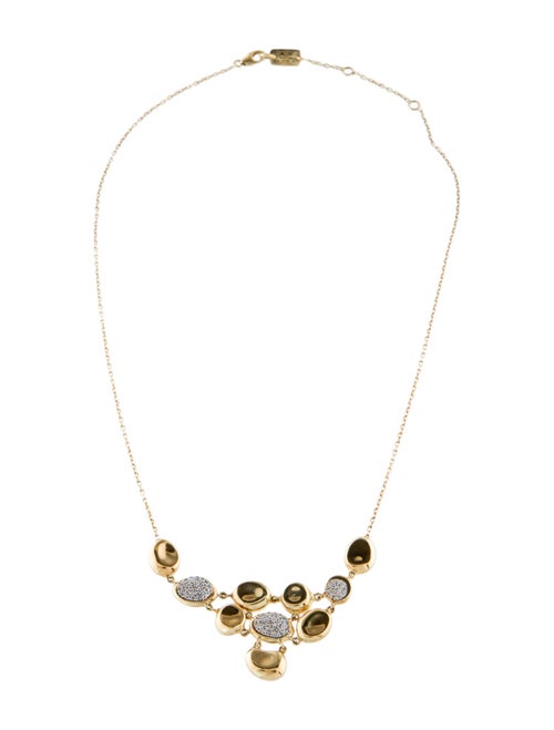Ippolita 18K Diamond Onda Pendant Necklace
