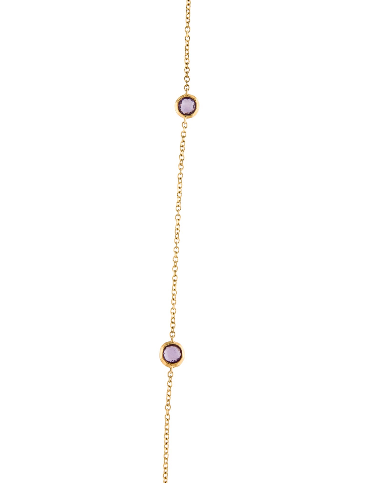 Ippolita 18K Amethyst Station Necklace