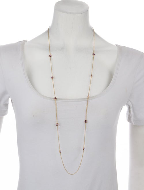 Ippolita 18K Amethyst Station Necklace