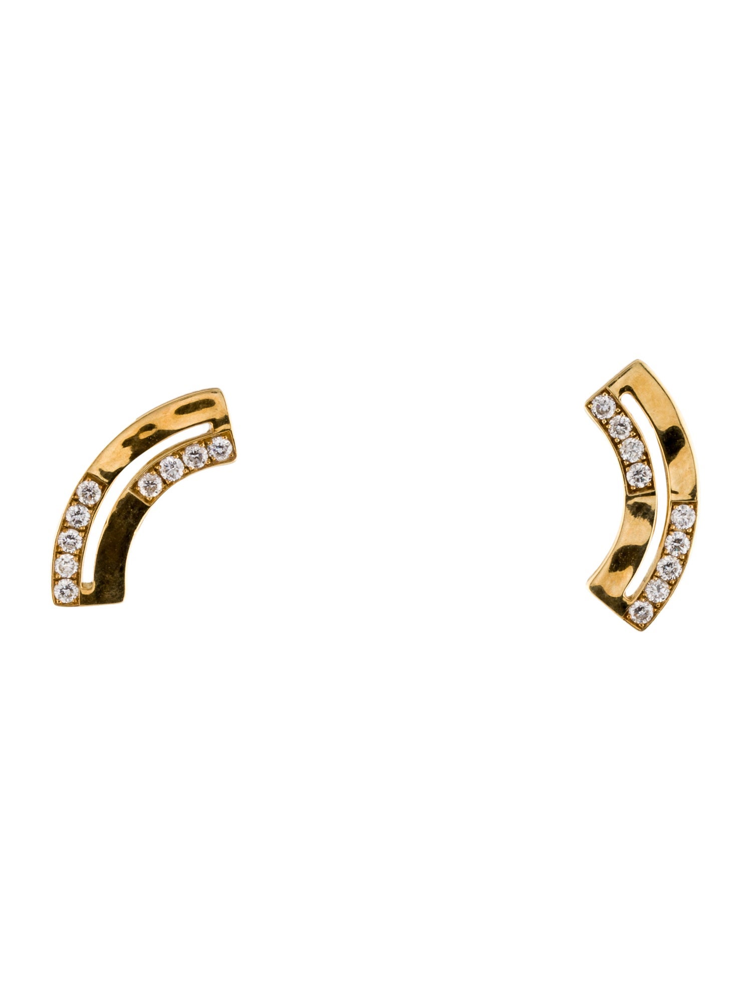 Ippolita 18K Diamond Senso Stud Earrings