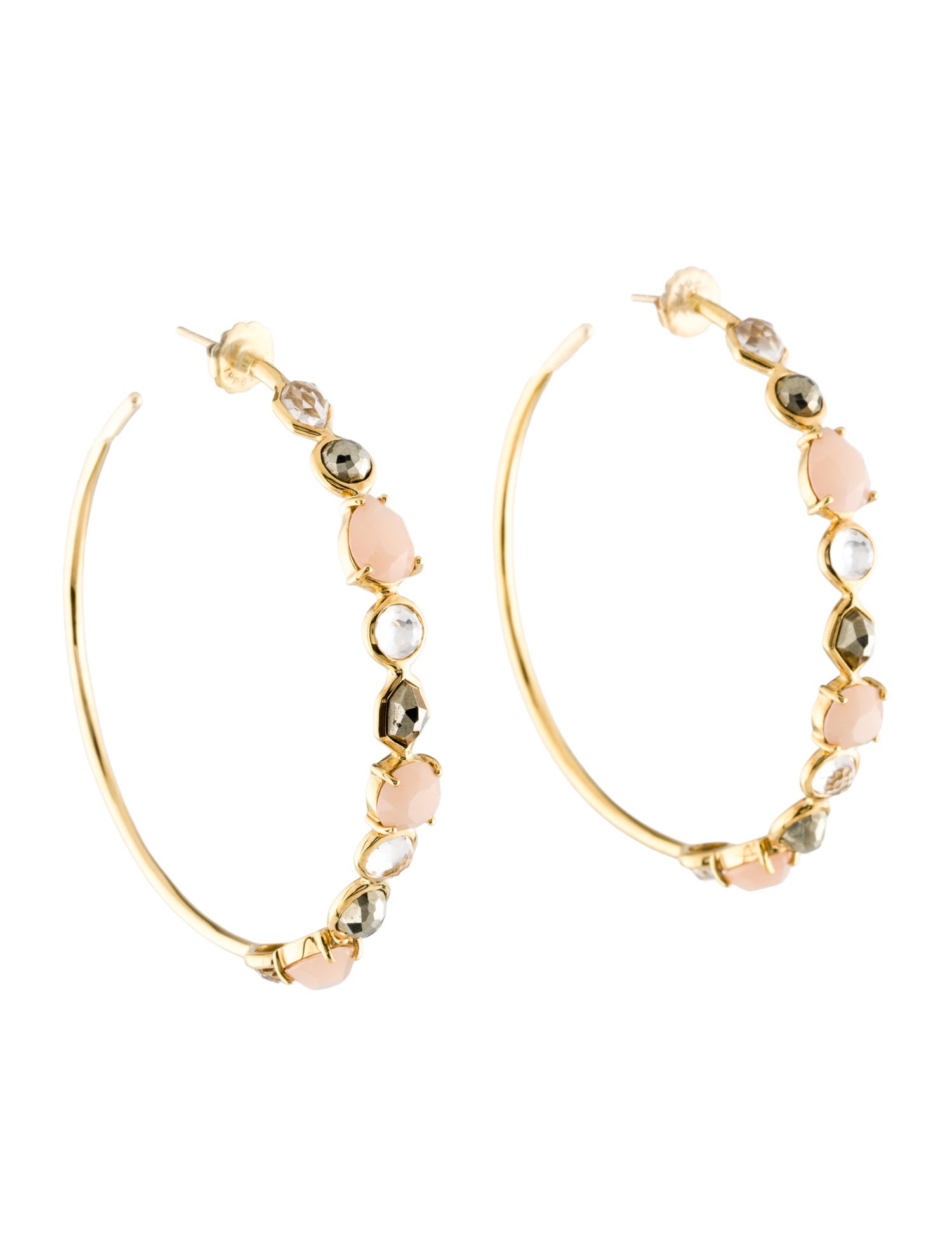 Ippolita 18K Multistone Hoop Earrings