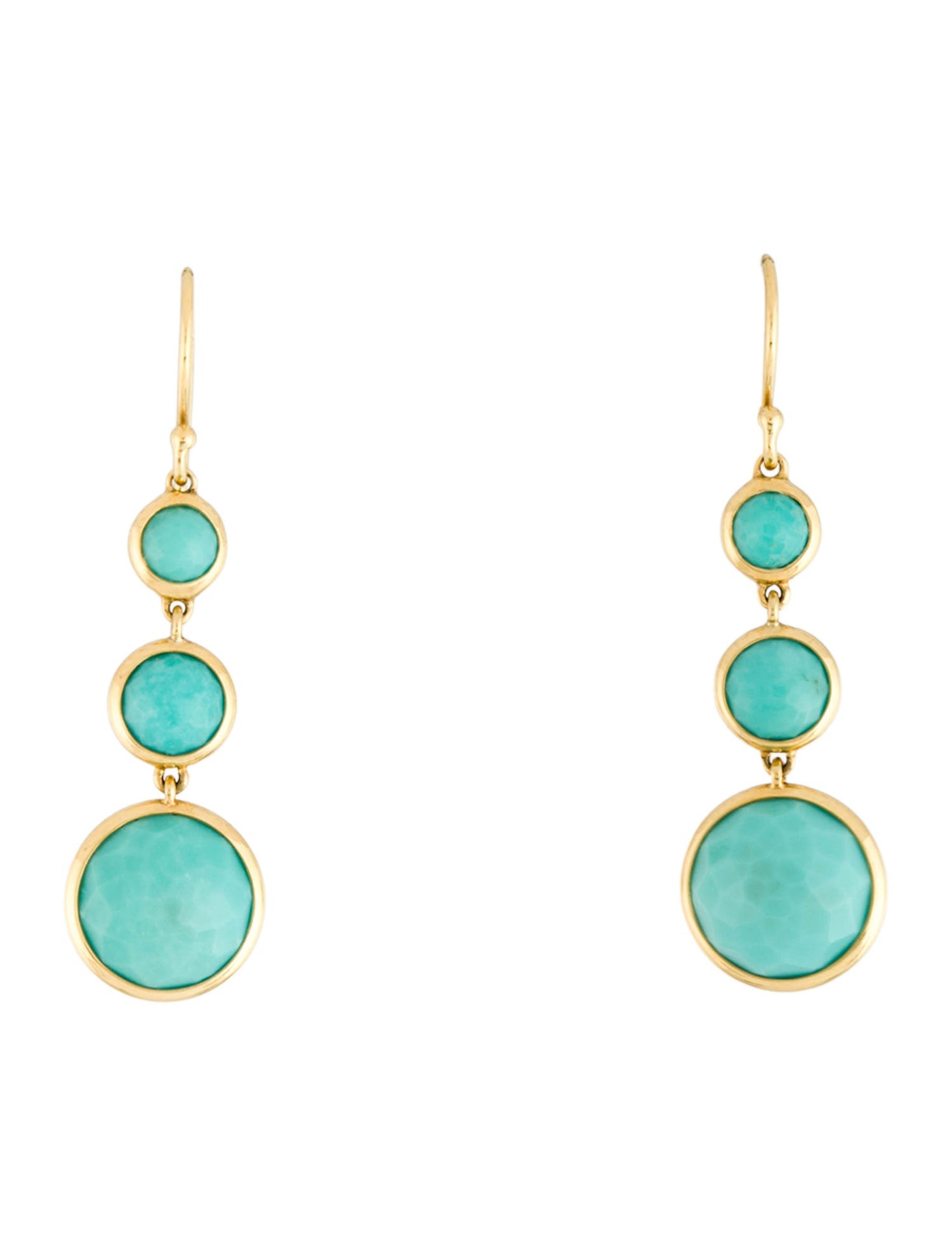 Ippolita 18K Turquoise Drop Earrings