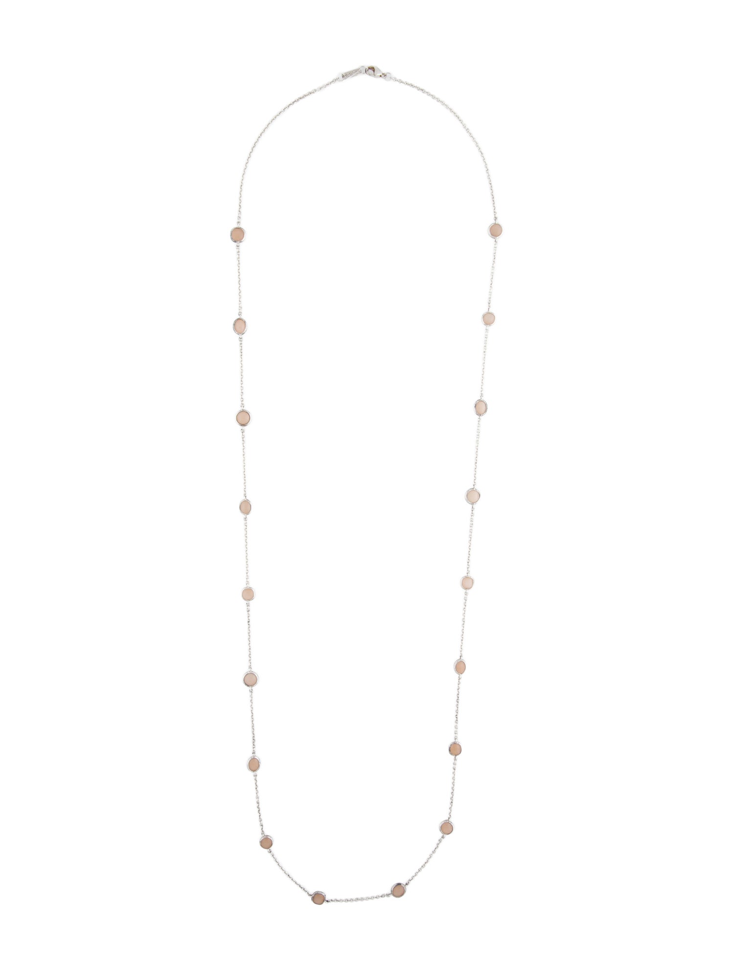 Ippolita Sunstone Moonstone Station Necklace