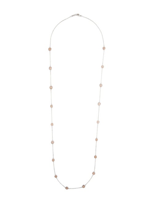 Ippolita Sunstone Moonstone Station Necklace