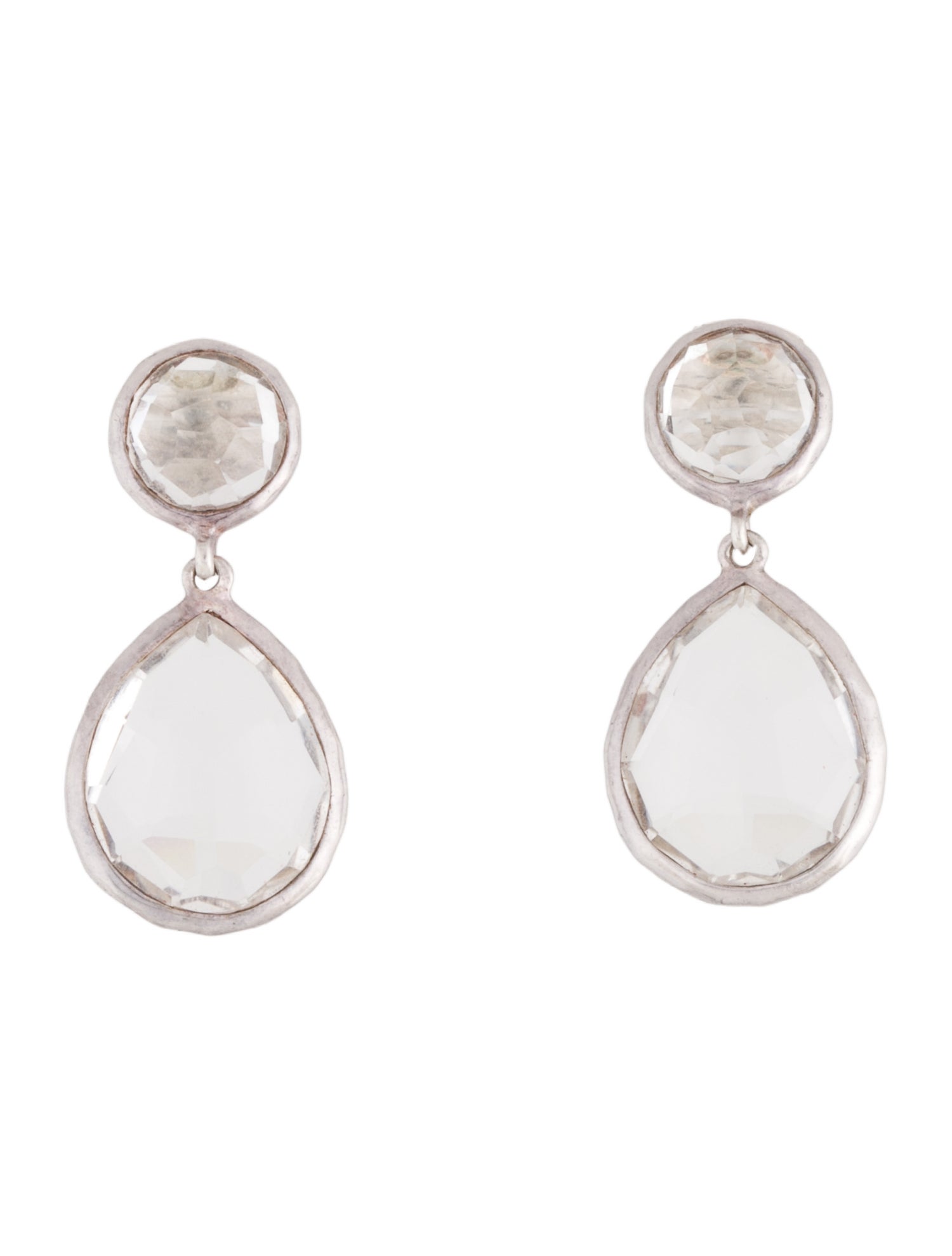 Ippolita Quartz 2-Stone Snowman Drop Earrings