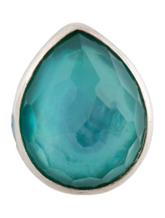 Ippolita Quartz & Mother Of Pearl Doublet Wonderland Teardrop Ring