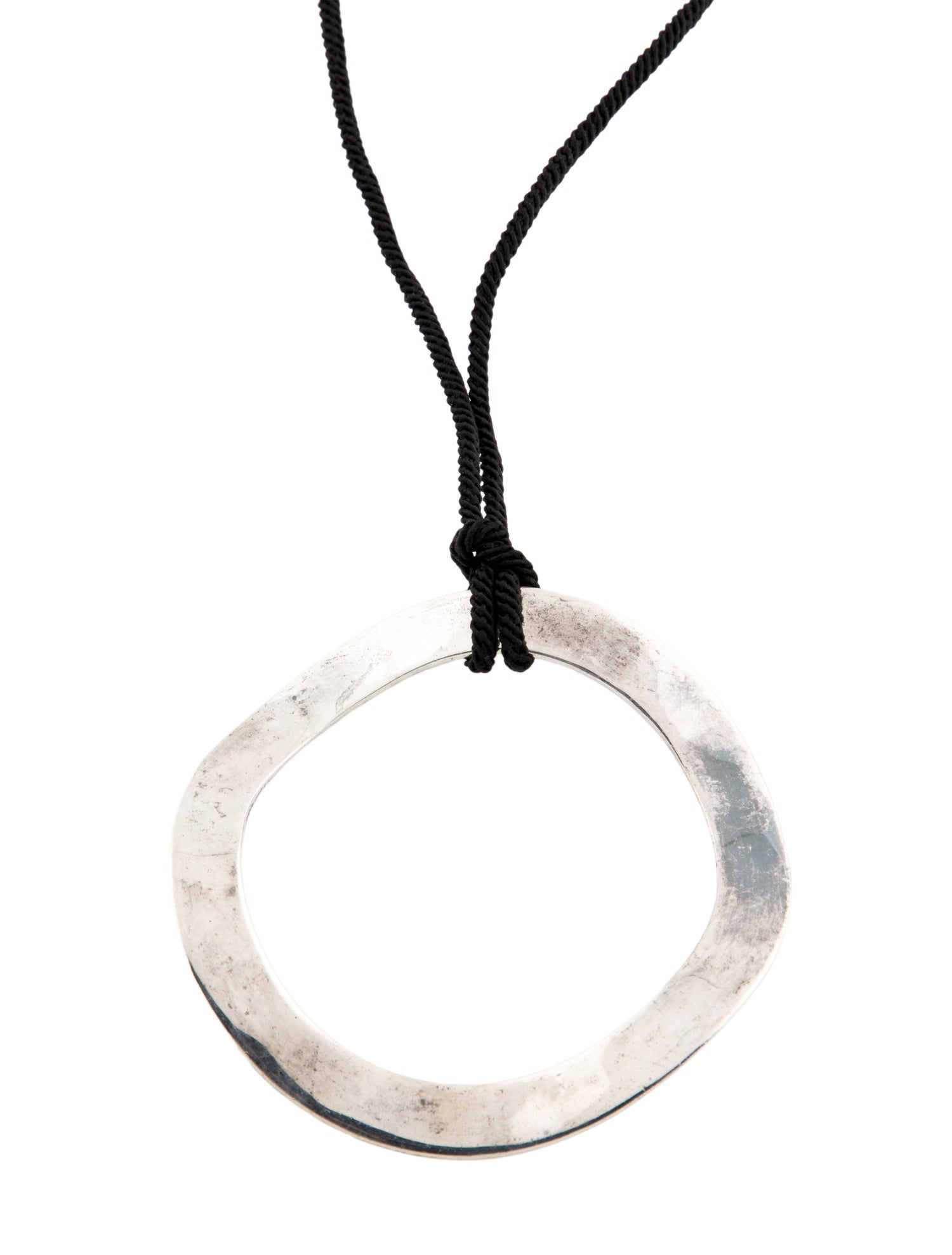 Ippolita Wavy Circle Pendant Necklace