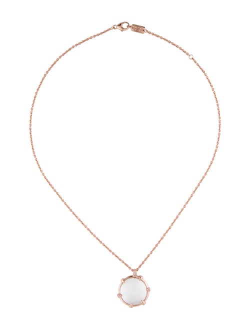 Ippolita Quartz & Diamond Rosé Pendant Necklace