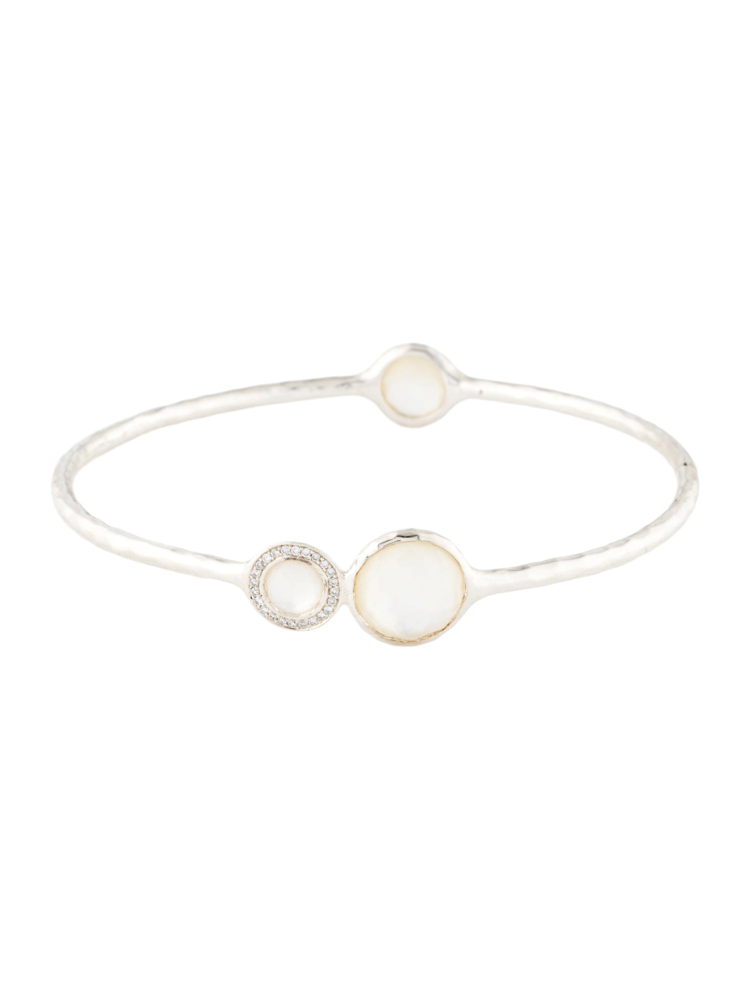 Ippolita Mother Of Pearl, Quartz & Diamond Stella Bangle