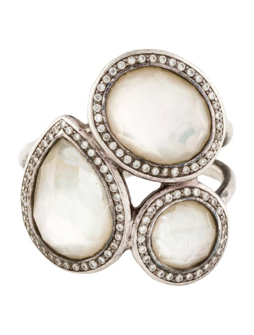 Ippolita Mother Of Pearl, Quartz & Diamond Stella Cocktail Ring
